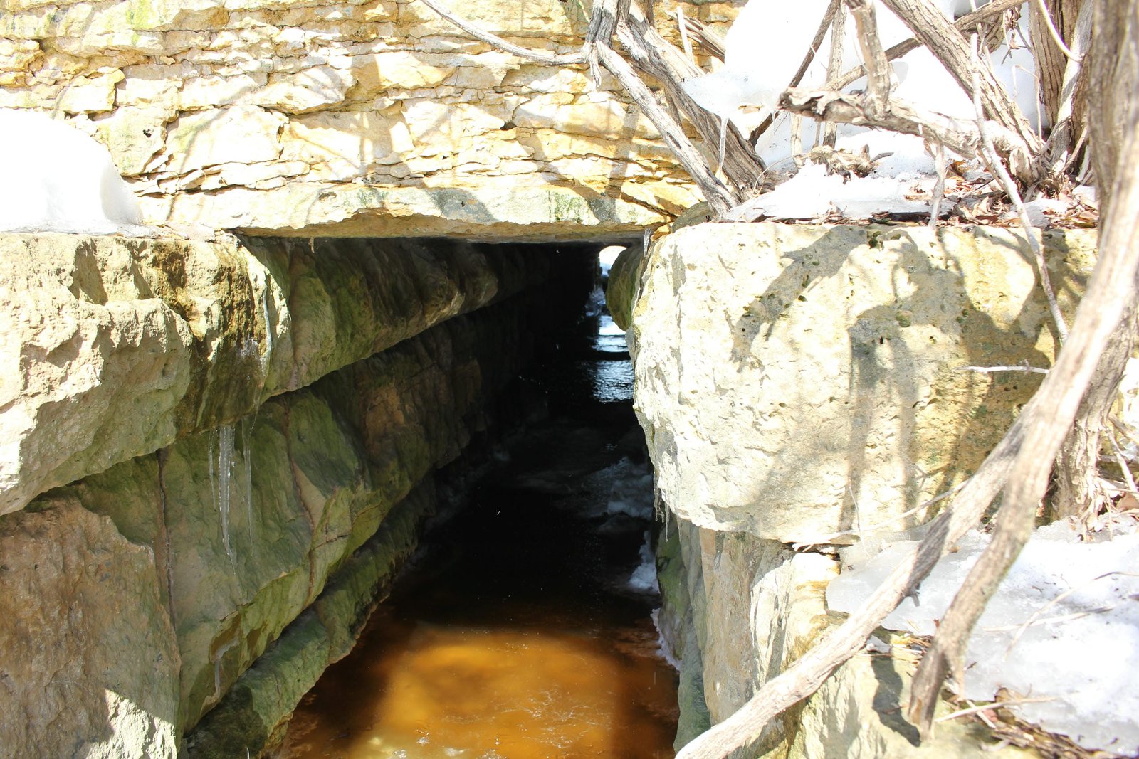 East abutment, south face